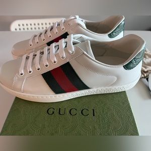 Gucci Kid ACE LEATHER SNEAKER